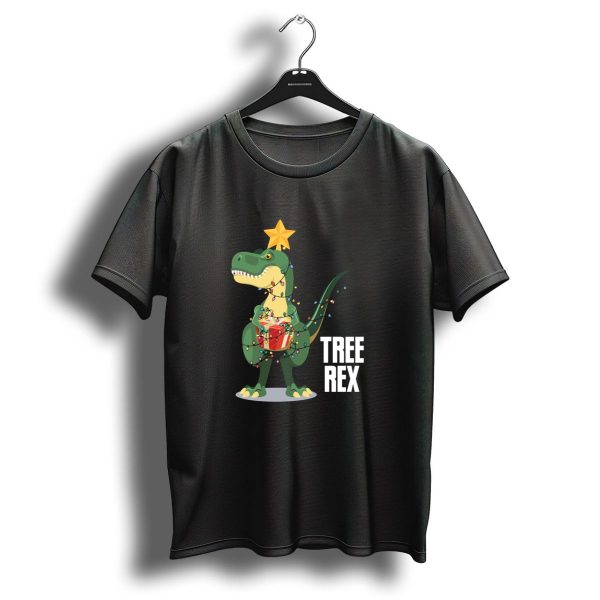 Christmas Kids Dinosaur Tree Rex Pajama Lights T Shirt 1 t shirt 1