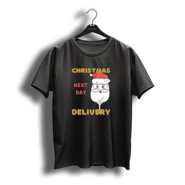 Christmas Next Day Delivery Santa T Shirt t shirt 1