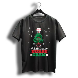 Christmas Nurse Crew Festive Holiday Nursing T-Shirt