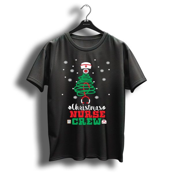 Christmas Nurse Crew Festive Holiday Nursing T Shirt 1 t shirt 1