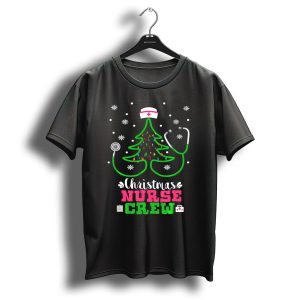 Christmas Nurse Crew Tree Nursing Doctor T-Shirt