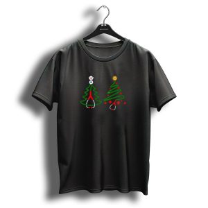 Christmas Nurse Holiday Stethoscope Tree T-Shirt