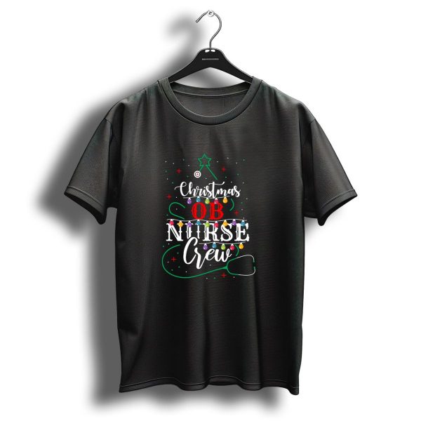 Christmas Ob Nurse Crew Stethoscope And Lights T Shirt 1 t shirt 1