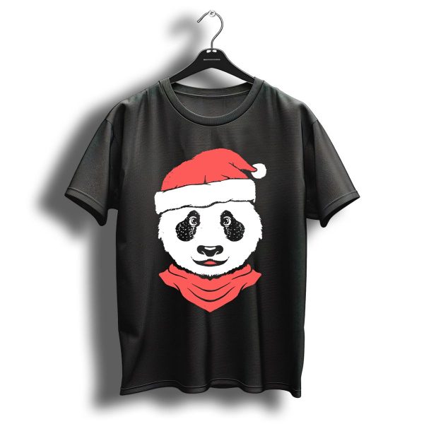 Christmas Panda Santa Hat T Shirt 1 t shirt 1