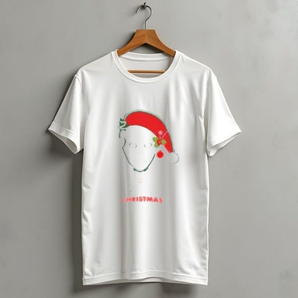 Christmas Skull With Santa Hat And Candy Canes T Shirt 1 t shirt 1