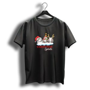 Christmas Spirits Festive Baseball Trio T Shirt