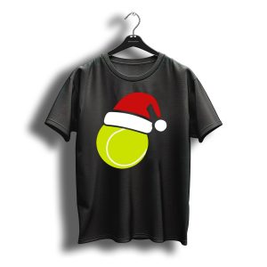 Christmas Tennis Ball Santa Hat T-Shirt