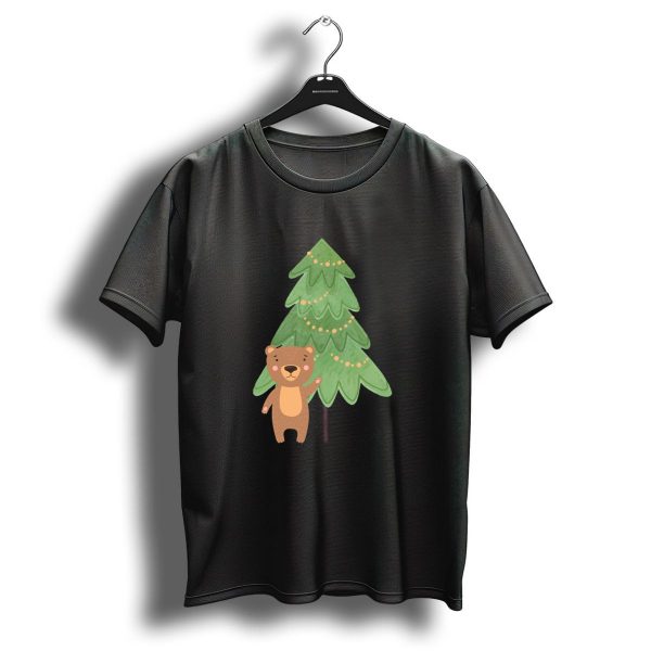 Christmas Tree And Bear With Lights T Shirt 1 t shirt 1