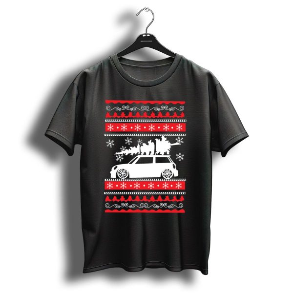 Christmas Tree Animal Parade On Car Snowflake Festive T Shirt 1 t shirt 1