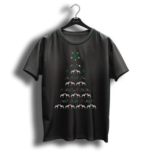 Christmas Tree Greyhound Dog Holiday T-Shirt