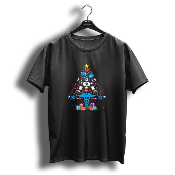 Christmas Tree Made Of Medical Tools For Nurse T Shirt 1 t shirt 1