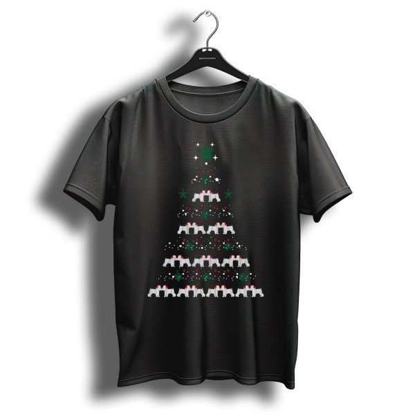 Christmas Tree Schnauzer Dog Festive T Shirt 1 t shirt 1
