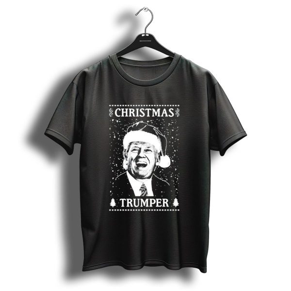 Christmas Trumper Donald Trump Christmas Santa Hat Snowflakes T Shirt 1 t shirt 1