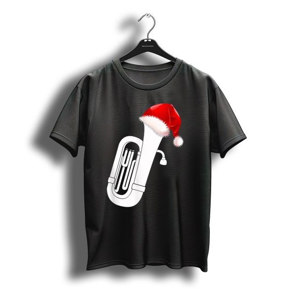 Christmas Tuba Santa Band Players Festive Holiday Instrument T Shirt t shirt 1