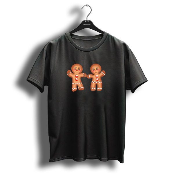 Christmas Two Funny Cute Smiling Little Baby Gingerbread T Shirt 1 t shirt 1