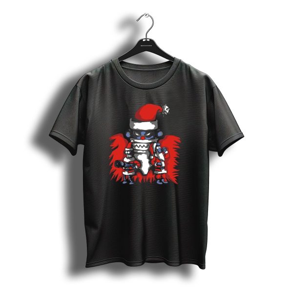 Christmasrama Futuristic Robot Santa Warriors T Shirt t shirt 1