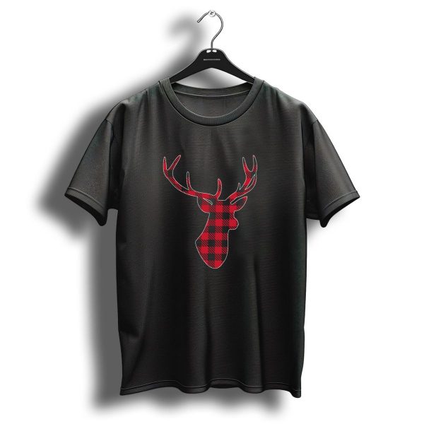 Classic Red And Black Plaid Deer Christmas Buffalo T Shirt 1 t shirt 1