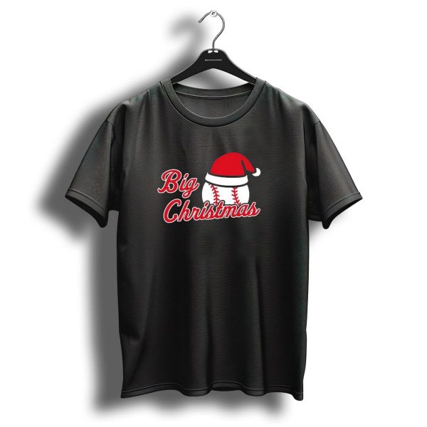 Cleveland Big Christmas Baseball Santa Hat T Shirt 1 t shirt 1