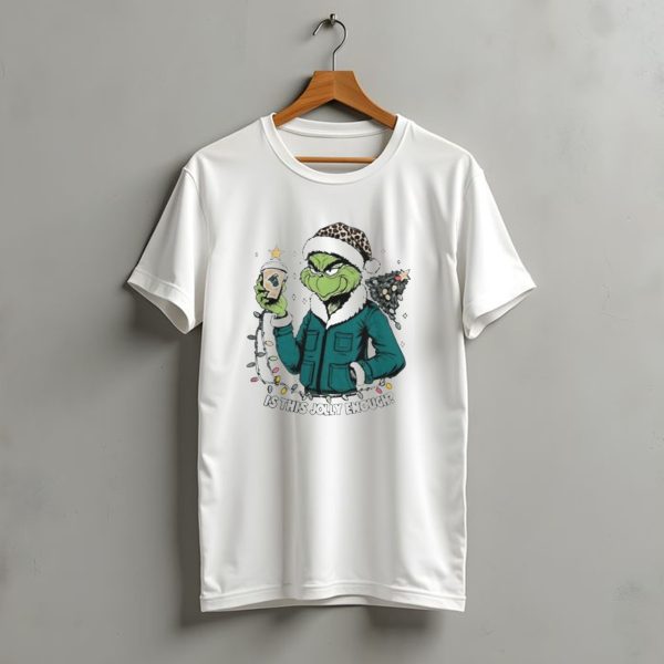 Coastal Carolina Chanticleers Santa Grinch Is This Jolly Enough Merry Christmas T Shirt t shirt 1 1