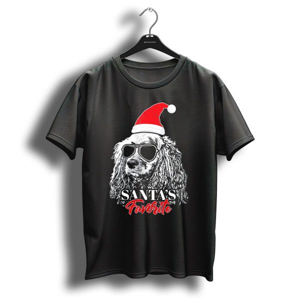 Cocker Spaniel Santas Favorite Funny Christmas T Shirt 1 t shirt 1