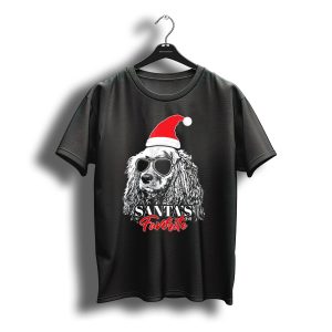 Cocker Spaniel Santa'S Favorite Funny Christmas T-Shirt