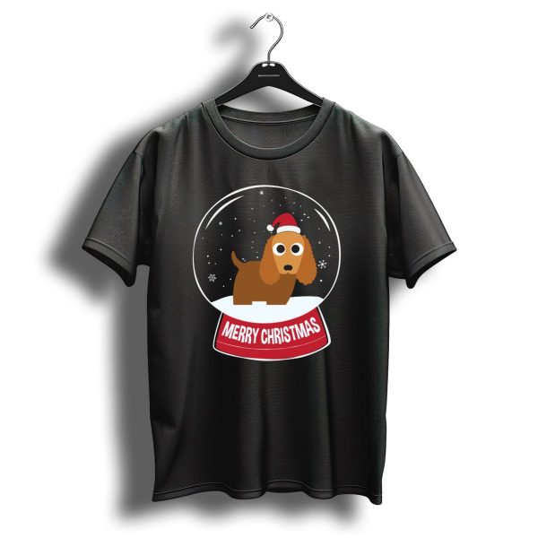 Cocker Spaniel Snowball Merry Christmas Santa Hat T Shirt 1 t shirt 1
