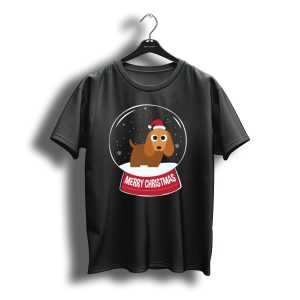 Cocker Spaniel Snowball Merry Christmas Santa Hat T-Shirt