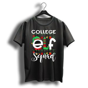 College Elf Squad Christmas Teacher Holiday Team T-Shirt