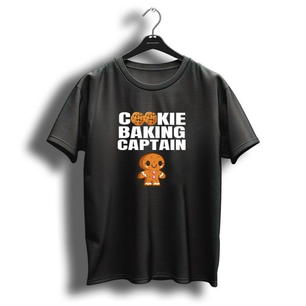 Cookie Baking Captain Funny Christmas Gingerbread T Shirt 1 t shirt 1