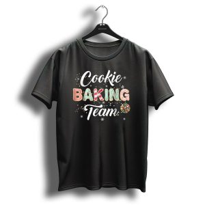 Cookie Baking Team Christmas Cookie Ornament And Snowflakes T Shirt