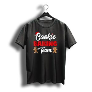 Cookie Baking Team Christmas Gingerbread Santa Hat Candy Cane T-Shirt