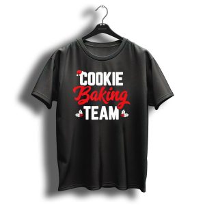 Cookie Baking Team Santa Hat Holly Christmas T Shirt