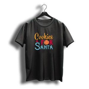 Cookies For Santa Christmas Cookie Santa Hat T-Shirt