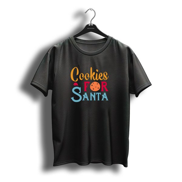Cookies For Santa Christmas Cookie Santa Hat T Shirt t shirt 1