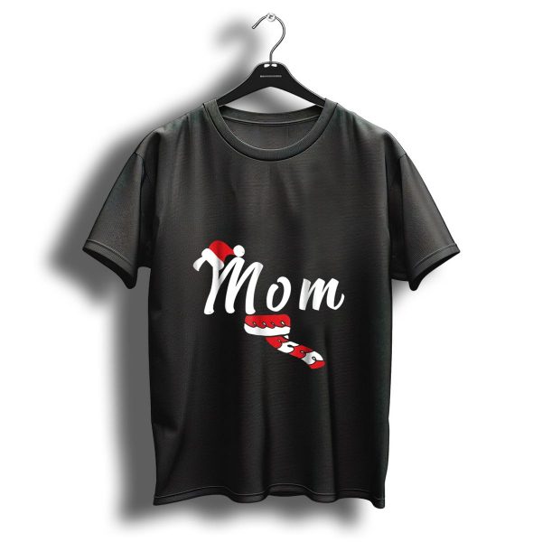 Cool Mom Christmas Santa Hat Candy Cane Family Matching Holiday T Shirt 1 t shirt 1