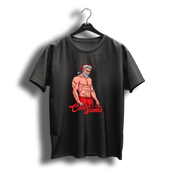 Cool Santa Muscular Buff Christmas Santa Claus T Shirt t shirt 1