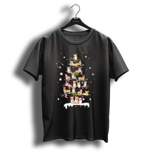 Corgi Christmas Tree Snowflake Holiday Festive Season Dogs T Shirt