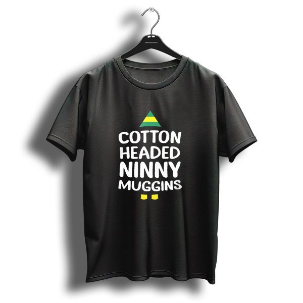Cotton Headed Ninny Muggins Funny Christmas Elf Hat And Shoes T Shirt 1 t shirt 1