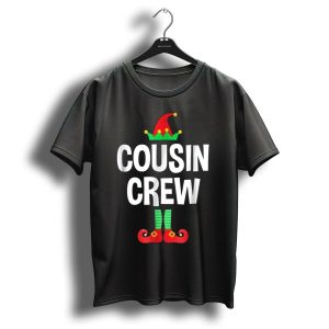 Cousin Crew Christmas Elf Hat And Shoes Pjs T-Shirt