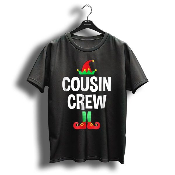 Cousin Crew Christmas Elf Hat And Shoes Pjs T Shirt 1 t shirt 1
