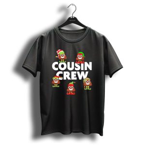 Cousin Crew Christmas Pjs Elf Poop Emoji T-Shirt
