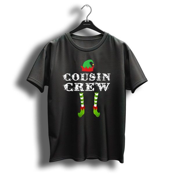 Cousin Elf Crew Family Matching Christmas Pajama Party T Shirt 1 t shirt 1