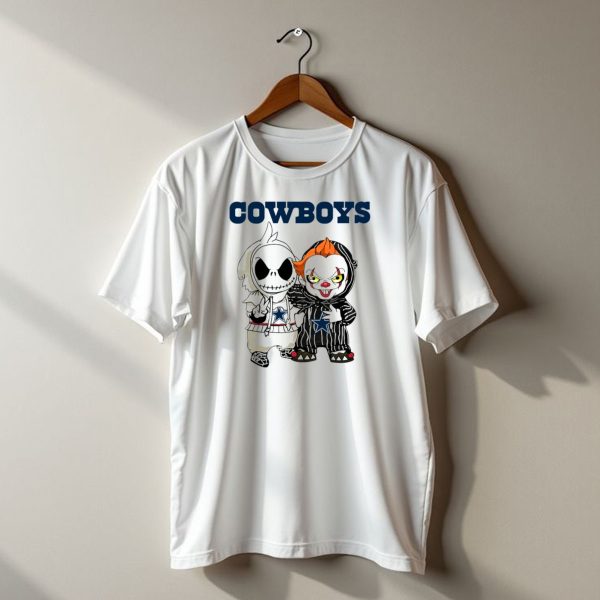 Cowboys Disney Nfl Halloween Characters T Shirt t shirt 1