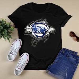 Cowboys Penn State Nittany Lions Superman Logo Blend T-Shirt