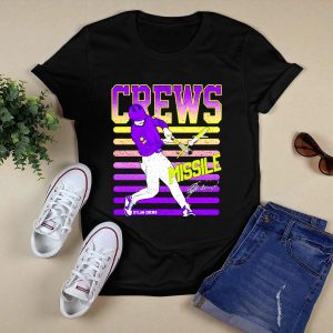 Crews Missile Dylan Crews Lsu Tigers Signature T-Shirt