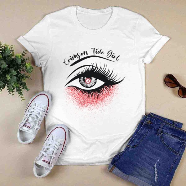 Crimson Tide Girl Alabama Crimson Tide Eye T Shirt Style 1 0