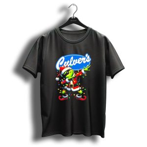 Culvers Santa Grinch Dabbing Christmas T-Shirt