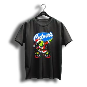 Culver'S Santa Grinch Dabbing Christmas T-Shirt