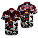 Personalized South Carolina Gamecocks Mascot In My Heart Hawaiian Shirt