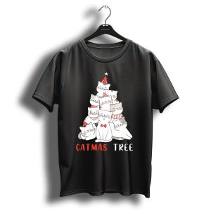 Cute Catmas Tree Christmas Cat Cats Kitt T-Shirt